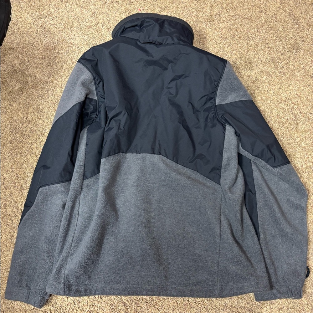 Columbia Boys Black and Gray Performance Jacket with Blue Accents - Picture 4 of 4